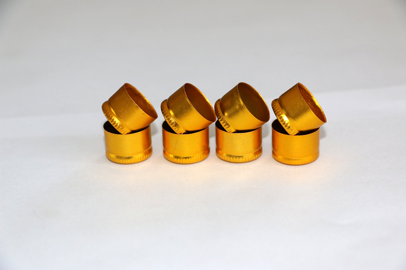 口服液瓶用易刺铝盖（氧化黄）